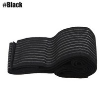 레그프레스 파워 멀티랙 레그컬 스포츠 탄성 압축 무릎 밴드 피트니스 가압 스트랩 체육관 역도 다리, 01 Black_03 Length-90cm