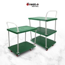 고하중2단카트 3단카트/사이즈 미니 소 중 대/바퀴선택가능/공업용카트/원스토몰, 3단카트, 빨강바퀴