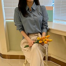 여성 하객룩 정장셔츠 링클프리셔츠 기본셔츠 블라우스 7colors