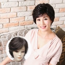 아미모 인모믹스 통가발 수제가발 커트가발 암환자가발 [BM-W201], 자연갈색, 중