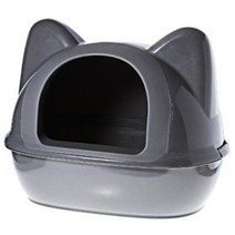 아이캣 고양이모양 점보 화장실, 아이보리, 58 x 47 x 41 cm