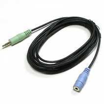 Coms 스테레오 케이블 3.5파이 (연장) 3M (USB LAN HDMI) / (오케이블/스피커케이블/카나레케이블/옥스케이블 추천), 본상품