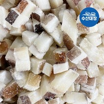 수산대장 오징어다짐 1kg+1kg 손질 냉동오징어 토핑 오징어다지기, 2개