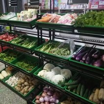 4단 경사선반 마트 선반 야채 진열대 과일 빵 채소, 상세이페이지 참고, L