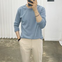아도르클래식 MZ 포그니 9컬러 부드러운 터치 라운드 긴팔 니트