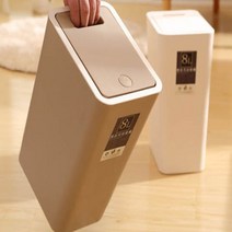 제이와이홀딩스 밀폐쓰레기통 냄새차단 원터치 8리터 12리터 휴지통, 1개, 아이보리(8리터)