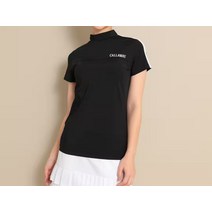 캘러웨이 2023 여성 골프 반소매 모크넥 티셔츠 C23134201 상의 반팔