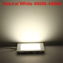 파워딜 Ac/dc 12 v/24 v 울트라 얇은 디자인 3 w 6 9w12w 15 25 led 천장 recessed 그리드 downlight 광장, 01 Natural White_05 12V 12W