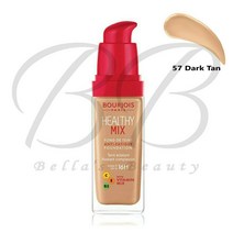 BOURJOIS 헬시 믹스 안티-피로 래디언트 파운데이션 위드 비타민 30ml, 57 다크 탄