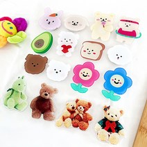 자체제작 캐릭터 곰돌이 강아지 그립 스마트톡 휴대폰 거치대, 확인했습니다, 58.딸기댕댕이1(화이트), 1개