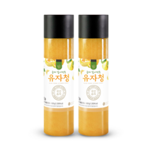 바로푸드 곱게 갈아만든 유자청 630g, 1개입, 2개