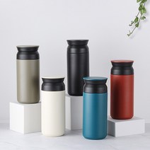 트래블 텀블러 350ml 레이저 각인 주문제작 DD-10032, 네이비(+각인추가)