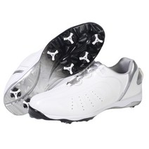 MNX15 남성 천연가죽 보아 스파이크 수제 골프화 피니쉬 | 화이트 - mg-06-white, 250
