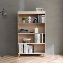 [엣지퍼니처]토모 멀티 800 4단 책장, 메이플