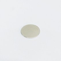 네오디움 원형자석 지름 20mm X 두께 1mm(자석등급N35)
