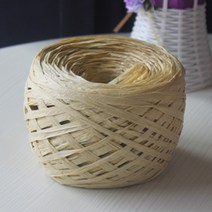 대용량 루피실 500g 종이실 라피아 여름 모자 가방뜨기 뜨개질 털스웨터 집콕취미, 100gx5개, 베이지색 500g