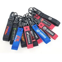 오토바이 키홀더 키링 바이크 열쇠고리 야마하 혼다 스즈키 아프릴리아 두카티 가와사키 KTM, (01)야마하 블랙