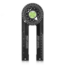 연귀 톱 각도기 눈금자 디지털 각도기 360 각도 파인더 경사계 알루미늄 측정 도구 목재 작업 게이지, A