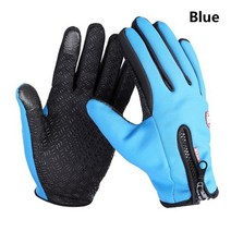 스키장갑 Outdoor Cycling Waterproof Fishing Man Gloves Sport Touchscreen Women Ski Army Windproof Non-Sl, [05] XXL, [03] Blue