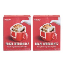 맥널티 [1+1] 브라질 세라도 8gx14개입 핸드드립 티백 원두커피, 8g, 14개입