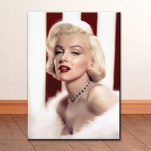 mon003 인물 유명인 영화배우 마릴린먼로 캔버스액자, 고급형유광전처리_XXL_38cm x 46cm