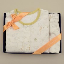 [압소바] 남아여름내의 엘빈7부내의(백IVORY) 선물포장 (AXB10382)