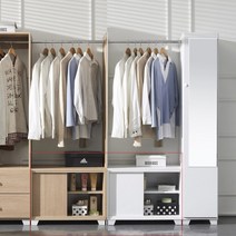 모드니가구 (국산-완제품) 헹거 행거 오픈형옷장 무빙행거 바퀴행거 이동식행거 이동식옷장 전신거울 거울옷장 옷걸이행거 간편옷장 거울행거 드레스룸 수납장 원룸 오피스텔 학생 틈새장, 화이트, 5번.600수납행거(발형)