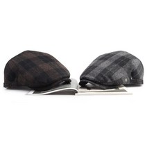 (빅사이즈)울체크 헌팅캡 61cm~64cm