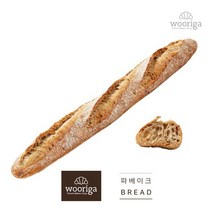 [우리가스토리] 프랑스 깜빠뉴 바게트 280gx2개 파베이크/냉동생지/냉동빵, 280g, 2개