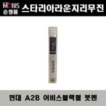 현대 스타리아라운지리무진 A2B 어비스블랙펄 417 붓펜 자동차 도색 차량용 카페인트, A2B 어비스블랙펄 붓펜