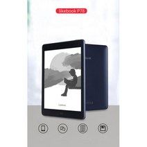 E북 E북리더기 이북 EBOOK 새로운 도착 likebook P78 7.8 인치 안드로이드 e북 리더 2G 32GB 평면 베젤 디자인 sd카드 최대 256GB, Black