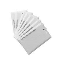 10 개/몫 쓰기 가능한 빈 흰색 PVC RFID 125KHz/13.56MHz EM ID/IC 두꺼운 카드/Keytag 시간 출석 및 액세스 제어 시스템, ID card