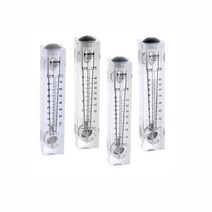 밸브없이 5-35 4-40 12-60 LPM 1 BSP 남성 PMMA 액체 유량계 Rotameter LZM-25, 04 12-60 LPM