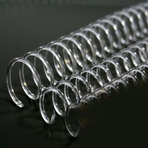 제본용 코일링 코일링제본기 투명색 코일링제본기:No4629ea, 14mm2Kg 약200개