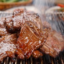 [오늘발송] 기름제거한 달달한 양념 LA갈비 손질 소갈비살, 600g, 3개