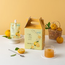 간편한 유기농 유자청 유자 착즙 주스 120ml