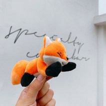 가방 악세사리 캐릭터 뱃지 브로치 와팬 팬더 여우 인형 데코 장식