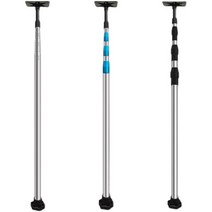 레벨기거치대 측량 서포트폴대 다리 수평자 레이저 작업대 철제 플랫폼, 3.7m+철플랫폼(단일잠금)