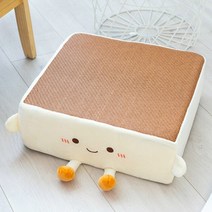 두꺼운 키높이 방석 카스테라 쿠션 귀여운 인형 소파 다다미