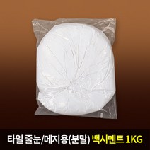 쌍곰 타일줄눈용 백시멘트1 1kg, 단품