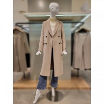 [케네스레이디](E509)헤링본 더블버튼 롱 코트 (EGHHMK9700) EGHHMK9700298200
