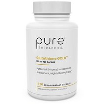 Pure Therapro Rx 아세틸 글루타티온 골드 120 내산성 캡슐, 60 Count [Pack of 1]