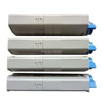 4팩 토너 카트리지 OKI C532dn C542 MC573 프린터 46490605/6/7/8 호환 7K/6K, 한개옵션1, 한개옵션0