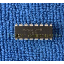 개 MCP3208 MCP3208-CIP DIP-6 보유, 한개옵션0