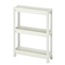 이케아 VESKEN 베스켄 카트 화이트 54x18x71cm 504.538.81