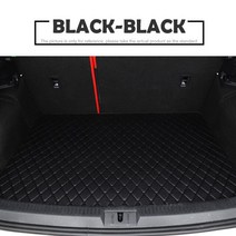자동차매트 메르세데스 벤츠 C 클래스 S205 스테이션 왜건 자동차 트렁크 매트 카고 카펫 인테리어 액세서, 01 Black-Black