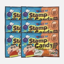 유앤 크레용신짱 스탬프 캔디 38g 6개입 사탕 간식