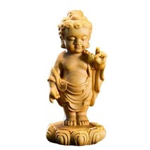 1012CM Sakyamuni Buddha nuevas estatuas de madera estatua de Buda boj Zodíaco decoración del hogar f, 1+12cm