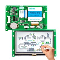 컨트롤러 보드 + 드라이버 + 소프트웨어 + uart 포트가 있는 4.3인치 그래픽 hmi tft lcd 터치 패널