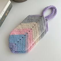 코바늘 스퀘어백 가방뜨기 diy 패키지 토트백, free, 파스텔 diy 재료 패키지